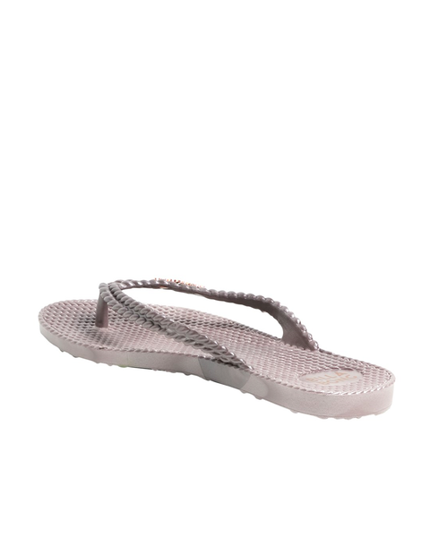 KICK BACK THONG METALLIC