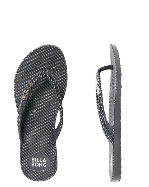 KICK BACK THONG METALLIC