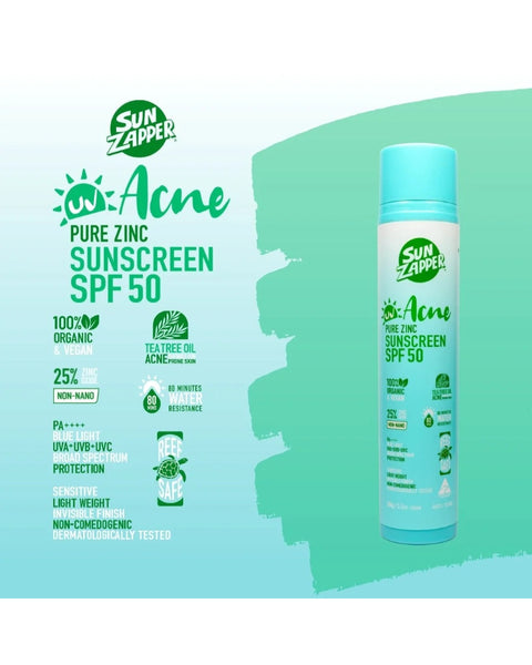 ACNE PURE ZINC SUNSCREEN 100G SPF50