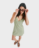 SANTORINI SLIP DRESS