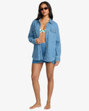 FADEAWAY DENIM SHACKET