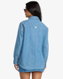 FADEAWAY DENIM SHACKET