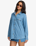 FADEAWAY DENIM SHACKET