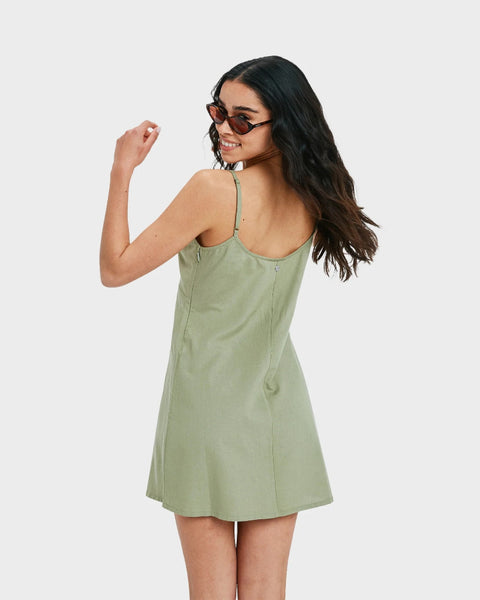SANTORINI SLIP DRESS