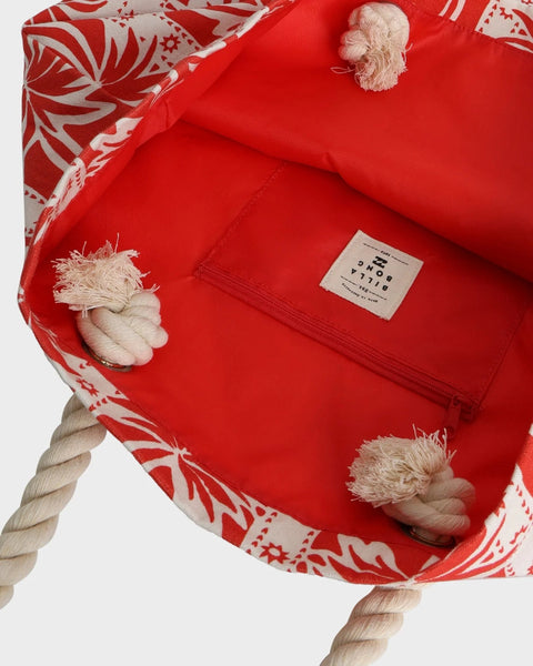 ROW OF PALMS BEACH BAG