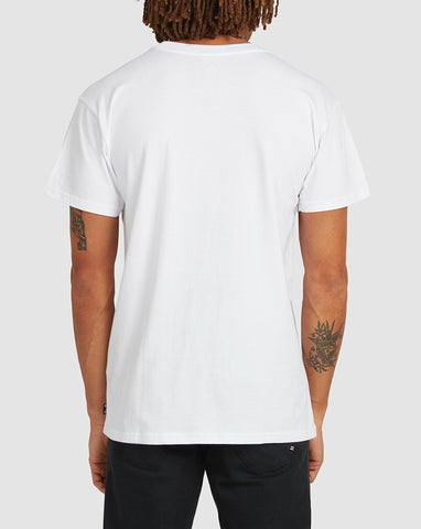 DIAMOND FRONT S TEES WHT