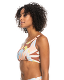 HAUT FLORALDELIC ASSYMETRIC BRA