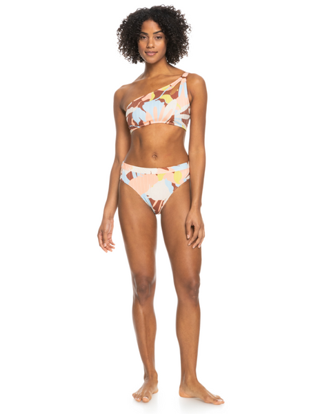 HAUT FLORALDELIC ASSYMETRIC BRA